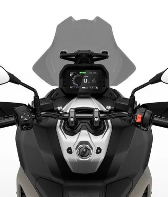 2027 Aprilia SR GT 400، خاکستری بولدر