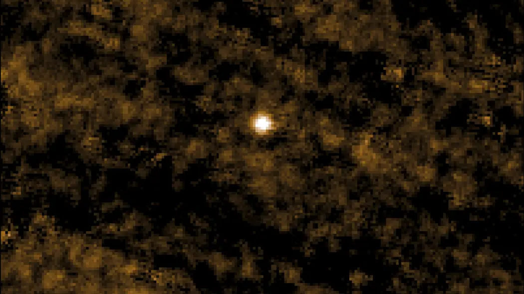 یک GIF از تصاویر ستاره‌واره 3I/ATLAS که توسط مأموریت PUNCH بین ۲۸ سپتامبر و ۱۰ اکتبر گرفته شده.