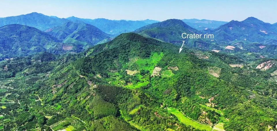 تصویر از دهانه جینلین (CHEN et al., 2025)