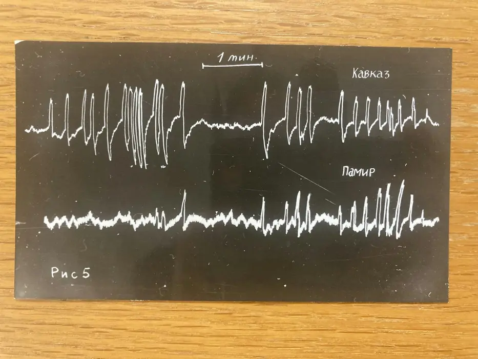 یک صفحه سیاه که امواج نوسانی را نشان میدهد.