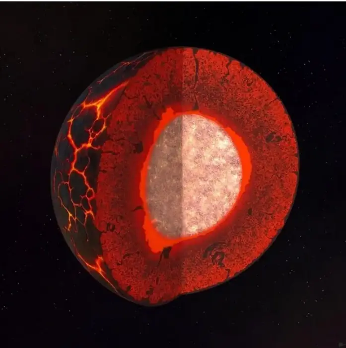 در ابتدا، زمین عمدتاً از یک اقیانوس ماگما تشکیل می‌شد. بلورین شدن آن امکان شکل‌گیری اولین اقیانوس‌ها را فراهم کرد