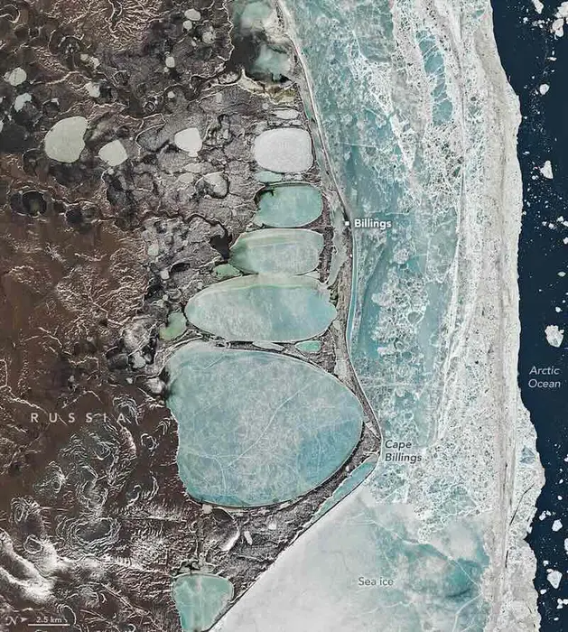 انسان برفی سیبری (ناسا)